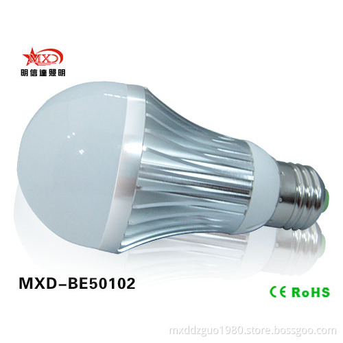 Aluminum Body 5W B22/E27 Indoor LED Bulb Light